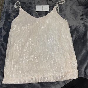 Laura Bianchi Sequin Tank Top